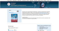 Desktop Screenshot of ijamrjournal.org